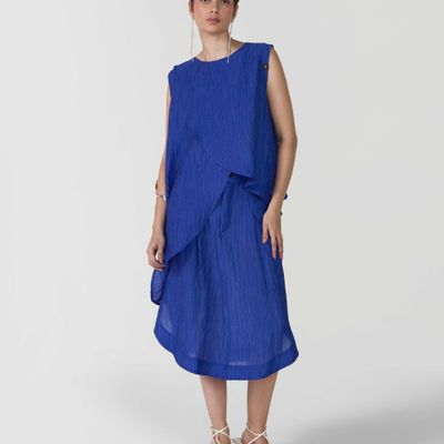 BLUSA NIDUS AZUL COBALTO