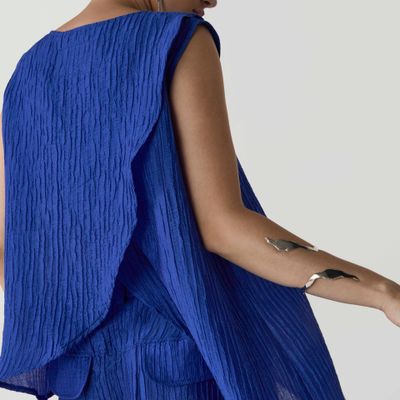 BLUSA NIDUS AZUL COBALTO