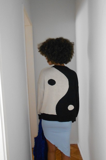 Casaco Judy Knit Yin Yang