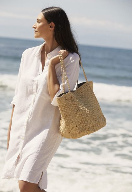 Camisão Linho Off White
