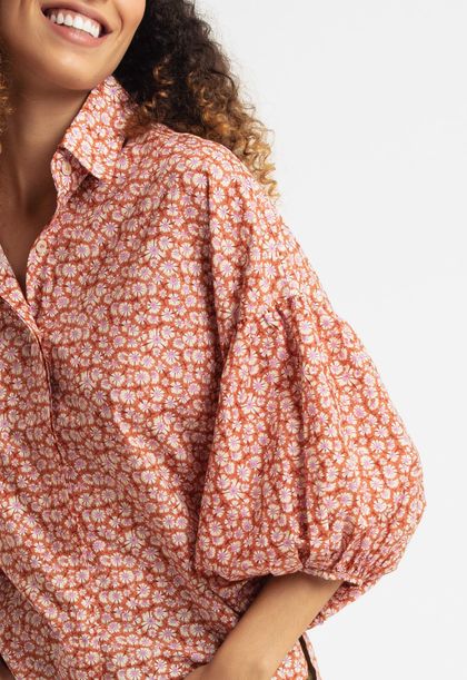 Camisa Atenas Floral Liberty