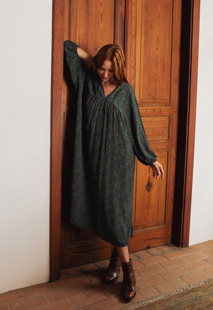 Vestido Franzido Selva