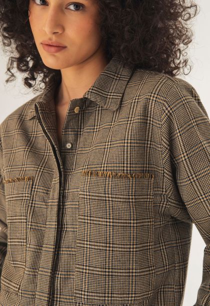 Camisa Oversized Xadrez