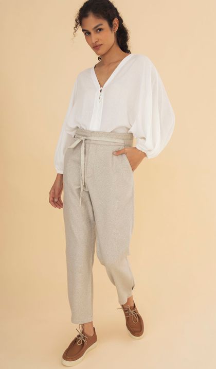 Calça Orla Jacquard Pintadinho