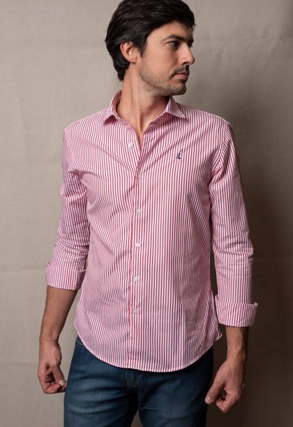 Camisa Masculina Slim Fit