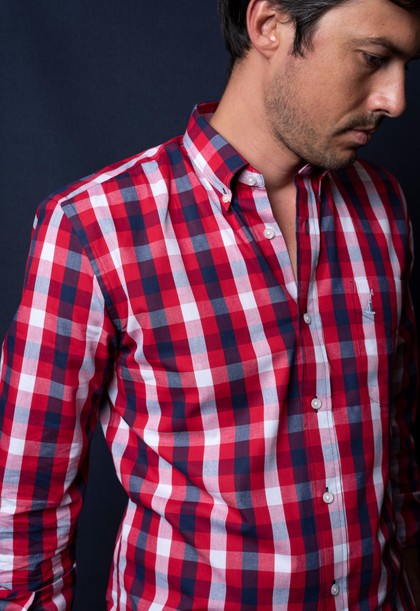 Camisa Masculina Xadrez