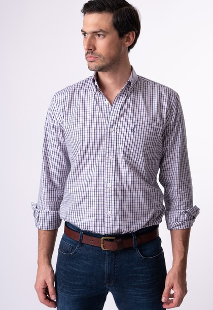 Camisa Masculina Miguel Xadrez