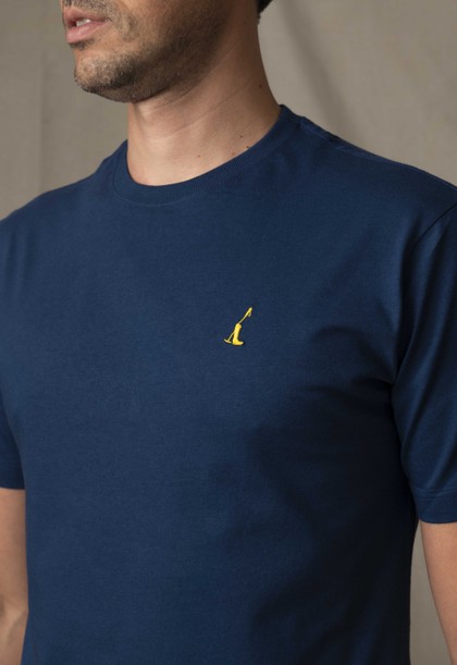 Camiseta Masculina Lisa Azul