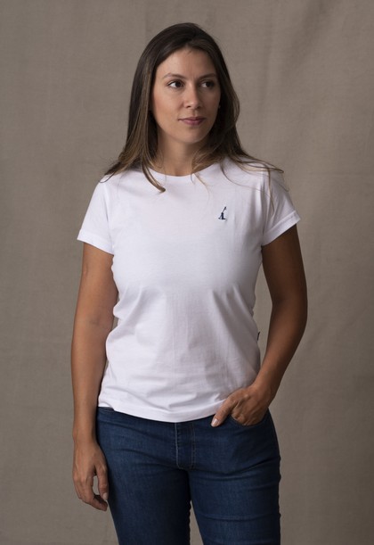 Camiseta Feminina Lisa Branca
