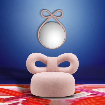 Espelho Ribbon Mirror em Polipropileno | Qeeboo