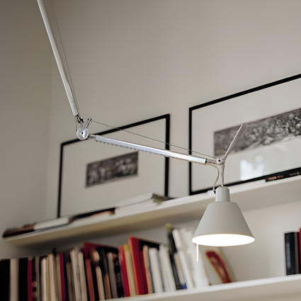 Luminária Tolomeo Sospensione 20Ø cúp. Alumínio | Artemide