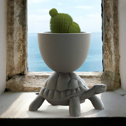  Turtle Carry Planter and Champagne  | Qeeboo