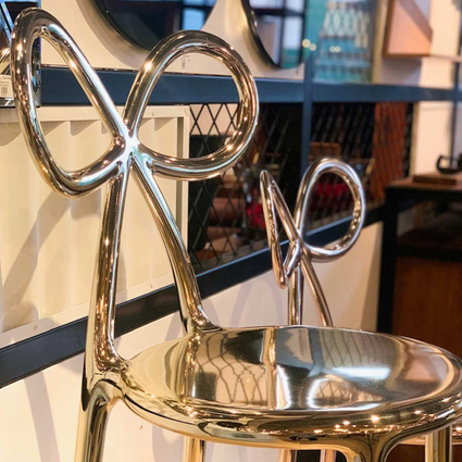 Cadeira Ribbon  Metal | Qeeboo