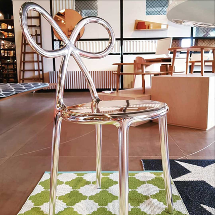 Cadeira Ribbon  Metal | Qeeboo
