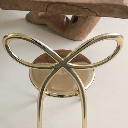 Cadeira Ribbon  Metal | Qeeboo