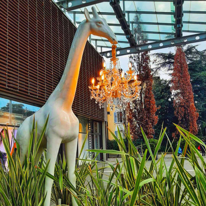 Luminaria de chão Giraffe in Love M Outdoor | Qeeboo