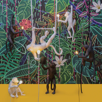 Luminaria de Parede Monkey Hanging | Seletti