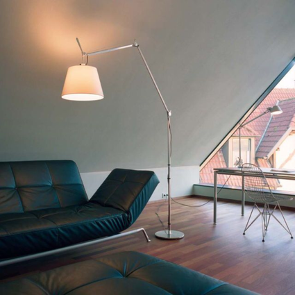 Luminária Tolomeo Mega Alumínio cúp. Pergaminho 36Ø | Artemide
