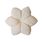 Almofada Flower Bouclé Cor Creme com Enchimento 40 x 40 cm