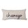 Almofada Baguete Chamego II Branca com Enchimento e Zíper 52 x 24 cm
