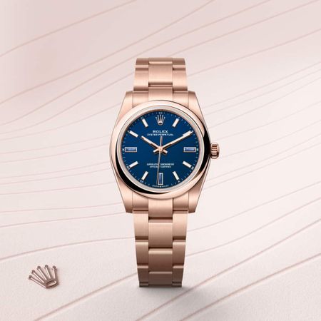 Oyster Perpetual | Oyster, 34 mm, ouro Everose