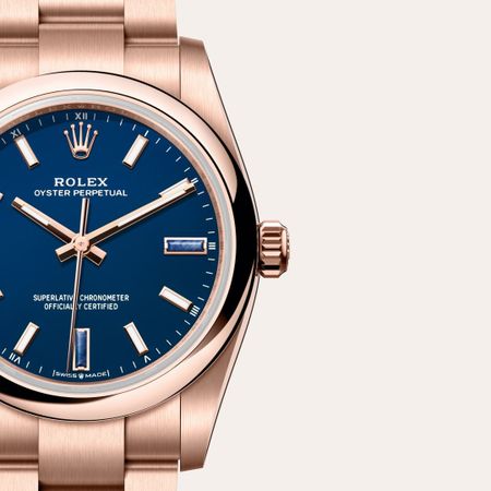 Oyster Perpetual | Oyster, 34 mm, ouro Everose