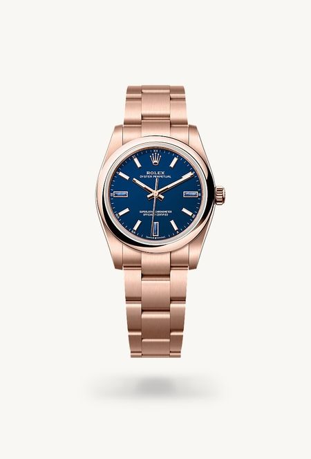Oyster Perpetual | Oyster, 34 mm, ouro Everose
