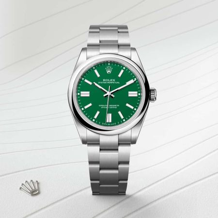 Oyster Perpetual | Oyster, 41 mm, aço Oystersteel