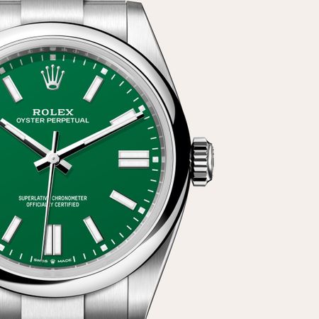 Oyster Perpetual | Oyster, 41 mm, aço Oystersteel