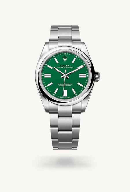 Oyster Perpetual | Oyster, 41 mm, aço Oystersteel