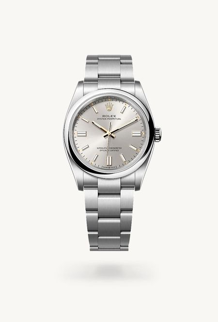Oyster Perpetual | Oyster, 36 mm, aço Oystersteel