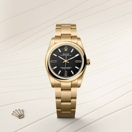 Oyster Perpetual | Oyster, 34 mm, ouro amarelo
