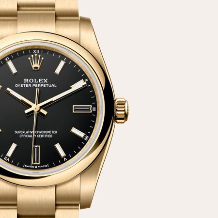 Oyster Perpetual | Oyster, 34 mm, ouro amarelo