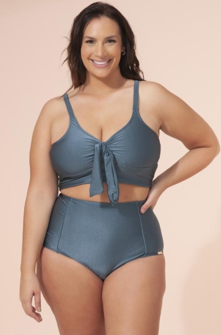 Sutiã Plus Size Corpete Com Laço Frontal, Galáxia