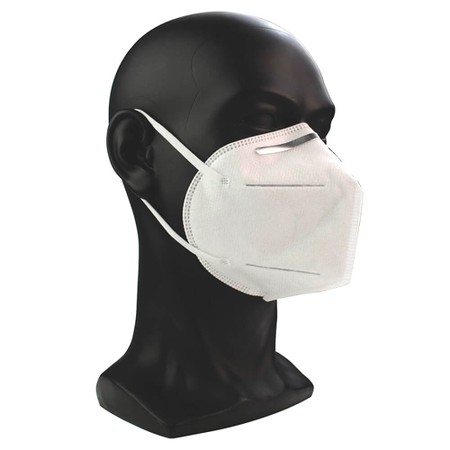 Kit Máscara Descartável Profissional KN95 de Proteção Respiratória - 10 Unidades