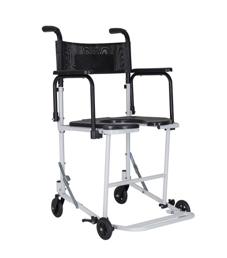 Cadeira de Banho Higiênica Dobrável B4 Ortomobil com Redutor de Assento