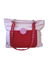 Bolsa Tote Duo Rosa e Vermelho Prata | edição limitada