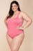 Maiô Plus Size Decote Quadrado, Alça Removível, Com Bojo, Aurora
