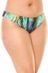 Calcinha Plus Size Cavada Cobras Azuis