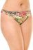 Calcinha Plus Size Cavada Folhas Laranja