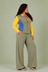 Calça Plus Size Com Bolso, Alcaparra