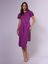 Vestido Assimético com Manga Ultravioleta