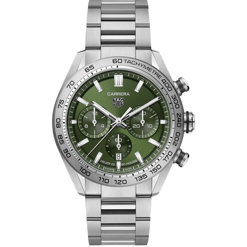 TAG Heuer Carrera Calibre Heuer 02 Autom tico Masculino Verde A o