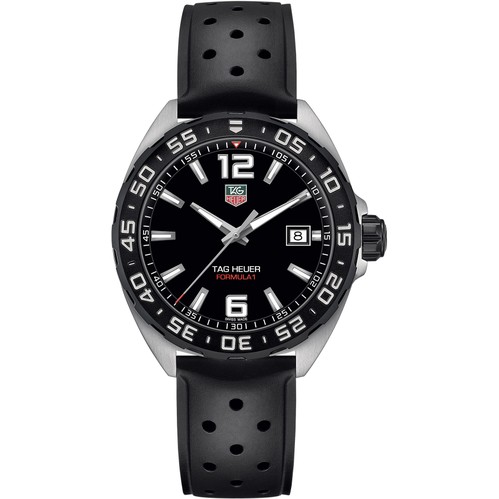 TAG Heuer Formula 1 Calibre 16 Autom tico Masculino Preto Borracha