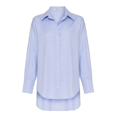 Camisa Pin Point Azul - Lili 
