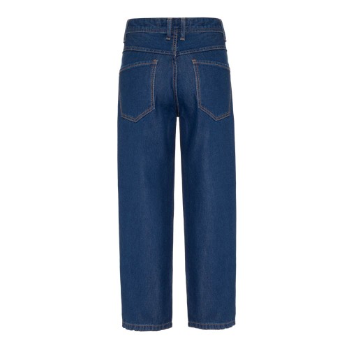 Calça Blue Jeans Reta Cropped - Cascais
