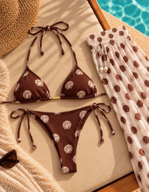 Calça Tule Conchas