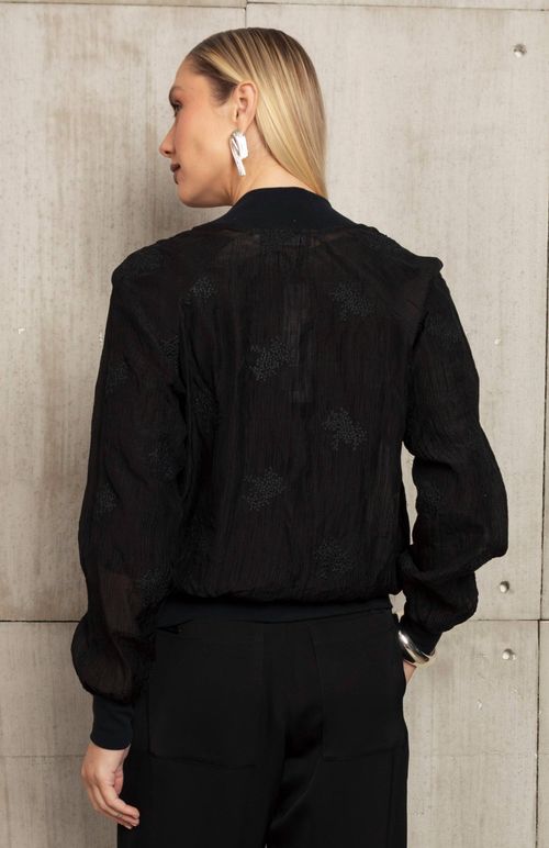BOMBER CHIFFON BORDADO