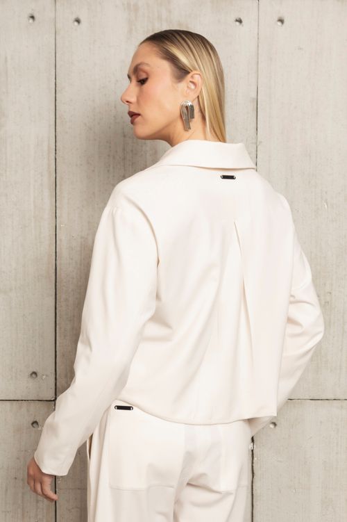 CASAQUETO SILK OFF WHITE