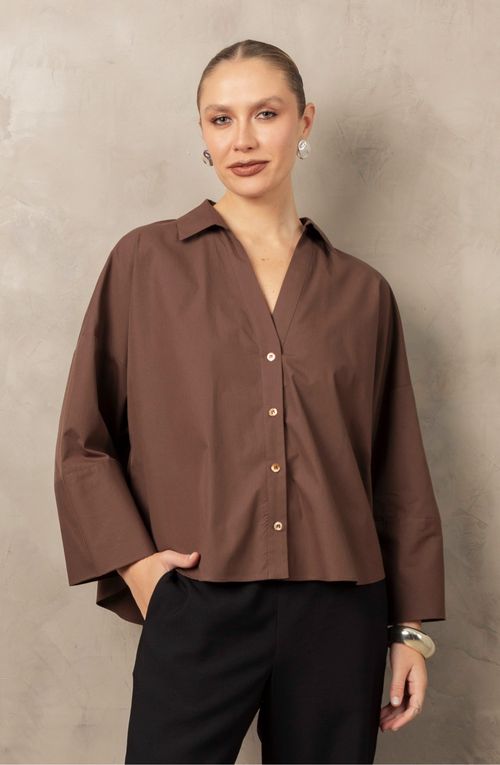 CAMISA MANGA AMPLA